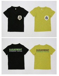 Fournisseur chinois Alibaba de t-shirts noirs à col en V pour garçons et enfants - Product Image 2