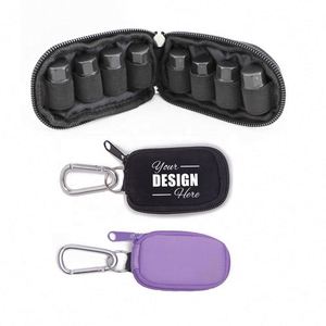 Custom Essential Oil Key Chain Organizer, Portable 18-Compartment <b>Case</b> for 2/3ML Bottles, Ideal for Travel - Product Image 1