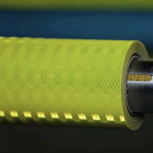 5cm * 45.72 m/rouleau ruban réfléchissant jaune vert fluorescent, <span class=keywords><strong>Film</strong></span> réfléchissant à la chaux - Product Image 5