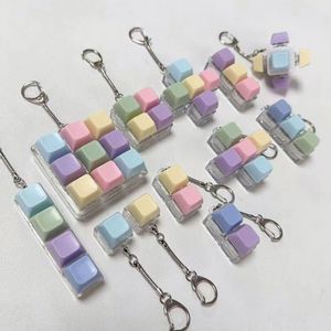 Press Stress Relief Button Caps Fidget Keychain Toys Finger <b>Keyboard</b> <b>Key</b> Toy - Product Image 4