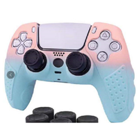 Nouvel arrivage Housse de protection en silicone de qualité supérieure pour manette de jeu PS5 Soft Touch Anti-Slip Durable Stylisé Étui de protection en silicone
