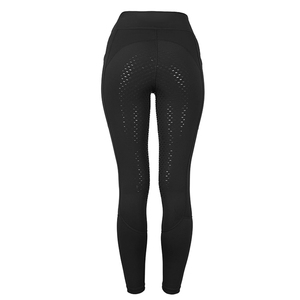Nuevos pantalones ecuestres ajustados para deportes al aire libre, rodilleras de asiento completo, pantalones vaqueros elásticos para montar para <span class=keywords><strong>mujer</strong></span> - Product Image 4