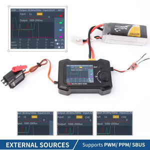 Toolkitrc ST8 8CH 100W 2A 2.4 TFT 7-28V 8-Channel Servo Integrated Tester 4 Independent Interface PWM/PPM/SBUS Signal Test - Product Image 4