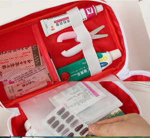 Trousse de premiers soins médicaux d'urgence étanche sac pour voiture en plein air voyage et survie organisation stockage de kit vide - Product Image 5
