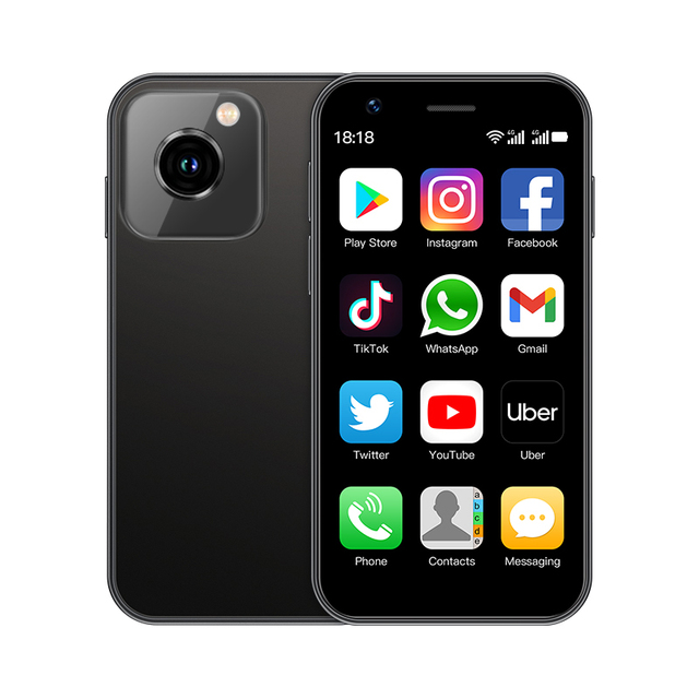 New SOYES XS16 4G Mini Smartphones 3Inch Display Quad Core 3GB+64GB Type C Port 2000mAh 5MP Camera Small Android Phone