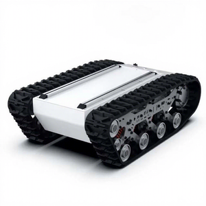 Châssis de robot à chenilles tout-terrain en caoutchouc de haute qualité WeiDe, capacité de charge de 80 kg, moteur CC sans balais 1000W*2, conception industrielle - Product Image 1