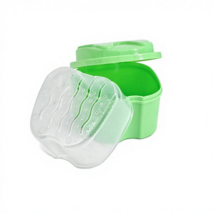Estuche Lavable para Dentaduras Postizas con Colador, Diseño Europeo, para <span class=keywords><strong>Invisalign</strong></span> y Retenedores - Product Image 2