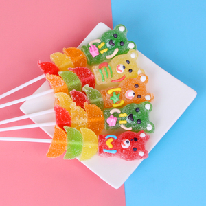 Piruletas <span class=keywords><strong>de</strong></span> Caramelo Suave con Rodajas <span class=keywords><strong>de</strong></span> Naranja Little Bear, Palitos <span class=keywords><strong>de</strong></span> Fruta <span class=keywords><strong>de</strong></span> Dibujos Animados, Piruletas para Regalos y Refrigerios para Niños - Product Image 4