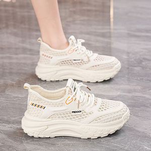 Zapatos Deportivos de Mujer con Suela Gruesa, Ligeros, Duraderos, Sin Cordones, Transpirables, Cómodos, Casuales, para Caminar - Product Image 1