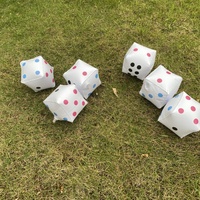 6PK ensemble gonflable Yatzy dés géants Cub fête ville grand jouet de lancer personnalisé jeu de lancer en plein air