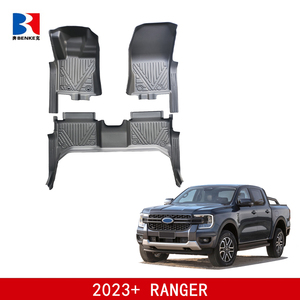 wholesale Factory Custom 5D TPE <b>Rubber</b> Eco-friendly Waterproof Anti Slip 5D Car <b>Floor</b> Mats 3 Pieces for Ford Ranger 2023+ - Product Image 2