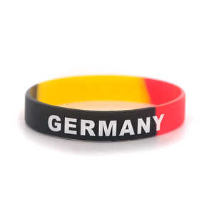 Pulsera de Silicona Personalizada con Logotipo Grabado en Relieve, Brazalete de Goma con Bandera Nacional para Eventos Deportivos, Pulsera de Silicona para Aficionados - Product Image 5