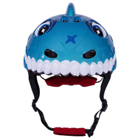 Casque de vélo pour enfants en forme de requin 3D mignon, certifié CE CPSC, facile à mettre et à enlever, réglable, pour skateboard, trottinette, roller, pour tout-petits