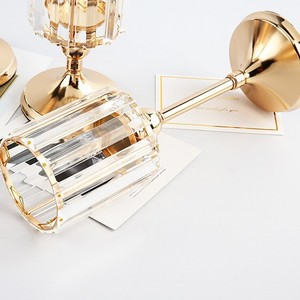 Bougeoir <span class=keywords><strong>moderne</strong></span> en cristal nordique, style européen-américain, ornement de luxe pour la maison, accessoires de photographie de mariage - Product Image 3