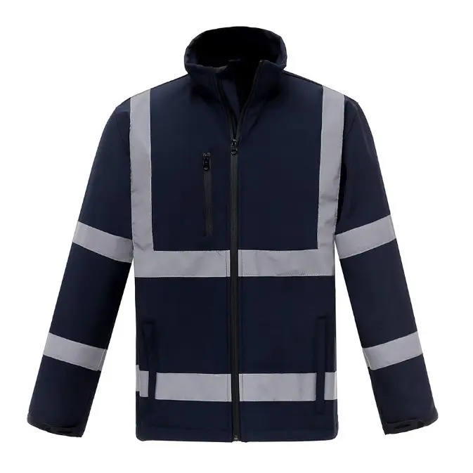 Hochsichtbarkeit Arbeiter Winterjacke individuelle reflektierende Sicherheitsbekleidung wasserdicht Verkehrssicherheit Mantel und Pullover Arbeitskleidung