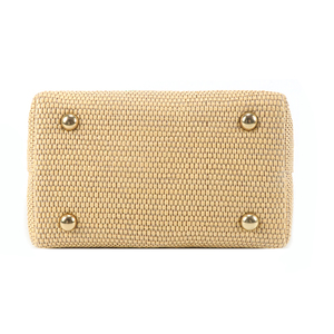 Bolso de Mano Mini de Paja Tejida para Playa, Diseño de Verano con Logotipo Bordado - Product Image 5