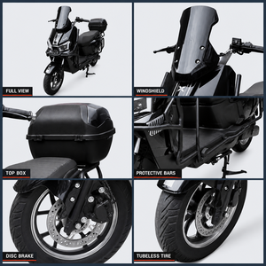 Motocicletta Elettrica 2000W 65km/h 60V/72V con Batteria al Litio e Motore Brushless per Ordini all'Ingrosso e Prove - Product Image 2