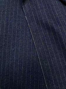 Hàng Hóa Đã Sẵn Sàng Polyester Rayon Spandex Twill Sọc 1Cm 300gsm Vải Giá Tốt Thoải Mái Vải Cho Nam Giới Và Phụ Nữ Của Phù Hợp Với - Product Image 3