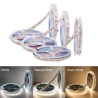 Pita Lampu LED Kecerahan Tinggi, Lampu Strip LED 5M Kecerahan Tinggi 2835 24V DC 10M 15M 20M, Tali Pita LED 120LED/M Kamar Tidur Dekorasi Rumah Putih Alami