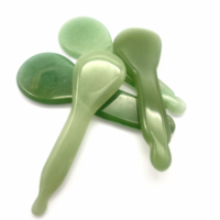 Outil de soin de la peau en pierre Gua Sha en forme de cuillère pour massage du visage