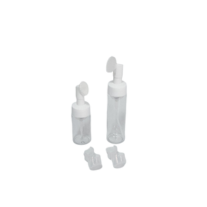 Nettoyant visage pour animaux de compagnie en plastique, <span class=keywords><strong>mousse</strong></span> liquide, savon en <span class=keywords><strong>mousse</strong></span>, flacon pompe avec brosse en silicone - Product Image 4