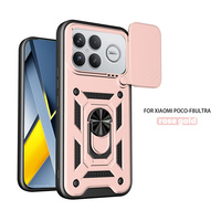 Lichicase 360 °   Coque de téléphone avec béquille magnétique rotative pour Xiaomi Poco F9 Ultra, étui hybride TPU+PC