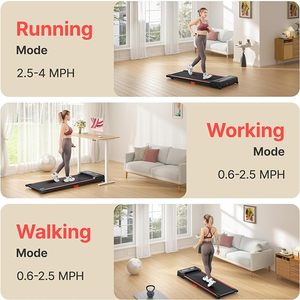 3 in 1 portatile pieghevole sotto la scrivania Pad tapis roulant con maniglie <span class=keywords><strong>per</strong></span> la casa piccolo spazio con telecomando supporto da tavolo - Product Image 6