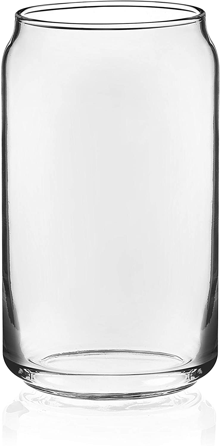 16oz/480ml clear glass drinking cup water glass beer glass can