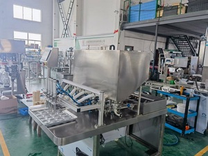 Máy chiết rót piston tự động 4 đầu do động cơ servo điều khiển với phễu cách nhiệt dùng cho máy chiết rót kem vào cốc - Product Image 4