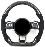 Volant en fibre de carbone pour Audi A3 A4 A5 A6 S3 S4 RS5 Q5 TT TTS TTRS R8 Style Retrofit