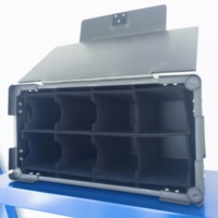 Carton alvéolé en PP recyclable sur mesure, fabriqué en Chine, pour le transport de caisses de rangement, de verrerie, de vaisselle, d'électronique grand public et d'écouteurs