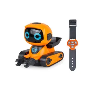 KUNYANG remote control kids robot watch rc toys infrared smart touch rc interaction Watch toy light sound kids robot watch