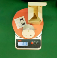 Prise intelligente Zigbee SLS 16A, prise britannique, compteur d'énergie, charge maximale 3500W-3680W, boîtier ignifuge, suivi en temps réel du kWh