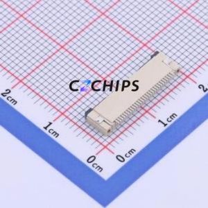 FC05-S28FCT-00 FFC/FPC Connector SMD,P=0.5mm,Horizontal Mount Connector Flip Cover Type Bottom Contact 28P 0.5mm - Product Image 2