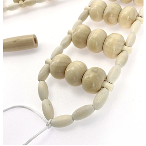 Rodillo de madera para masaje de espalda, cuerda hecha a mano, masajeador de espalda, rodillo, cinturón de masaje de madera, madera para el alivio del dolor muscular linfático corporal - Product Image 5