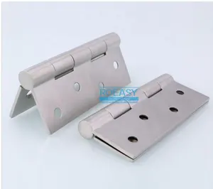 Roeasy批发高品质金属重型焊接不锈钢3D淋浴门铰链