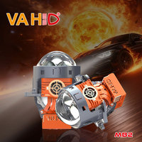 Objectif de projecteur laser double E-Mark Bi-LED 80W 5500K universel pour VW Golf Passat Audi A4 BMW Série 3 VAHID MB2