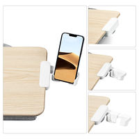 Table d'ordinateur bureau avec coussin pliable bureau à domicile lit bureau portable avec support pour téléphone