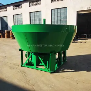 Gold Copper Stone Wet Pan Mill Machine For Gold Grinding Refining In Gold Mining