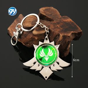 Nuevo Llavero de Anime <span class=keywords><strong>2022</strong></span>, Genshin Impact, Ojo de Dios, Accesorios para Bolsos, Colgante Metálico, Llavero de Metal, Artesanía Metálica - Product Image 4