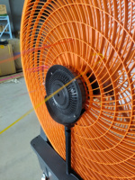 Ventilateur de brumisation industriel en plastique abordable avec roues et technologie silencieuse pour B2B