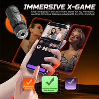 Männliche elektrische Masturbation Cup App Control Teleskop rotierende Modi Echte orale Vagina Saug maschine Sexspielzeug für Männer Erwachsene