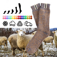 Calcetines Cálidos de Lana Merino para Invierno, Diseño Jacquard Xingyou, Calcetines Deportivos para Hombre con Logotipo Personalizado