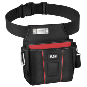 Magnetic Waterproof Tool Belt Men 10 Pockets Heavy Duty Padded Handle Tool <b>Pouch</b> Magnet Holster <b>Nails</b> Detachable Adjustable - Product Image 4