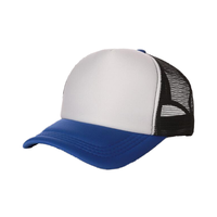 Gorra de camionero de espuma con logotipo personalizado de alta calidad, gorra de béisbol de 5 paneles de poliéster y algodón con gorra de malla Snapback para hombres y mujeres