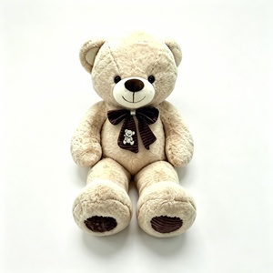 Oso de Peluche Beige Abrazable Personalizado para Regalo de San Valentín, Oso de Peluche Clásico Grande para Niños y Adultos - Product Image 3