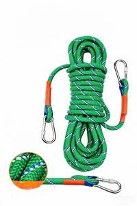 10mm Lightweight Static Climbing Rope for Outdoor Hiking <b>Camping</b> and Emergency Safety - Product Image 2