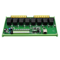 Module de relais industriel 8 canaux 30A 8 DI/8 DO |   Module Hongfa Cloud/APP Control à montage sur rail DIN 12-24V DC Ethernet/RS485