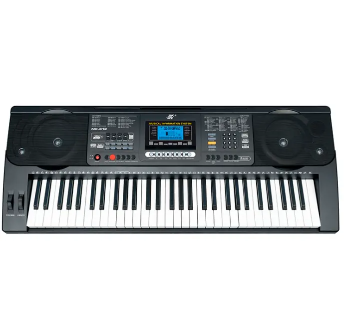 Instrumento musical de design profissional, garantia de qualidade, durável, 61 teclas, teclado, piano