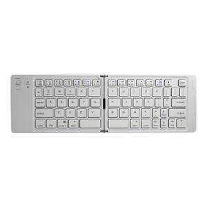 Mini teclado inalámbrico ultrafino de doble plegado para teléfono inteligente, tableta, PC, iOS, Android, Windows, Mac, portátil y ligero - Product Image 3